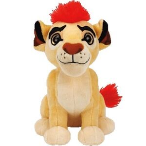 Ty KION Beanie Baby Plush Lion from Disney's The Lion Guard - 6" NEW/RARE